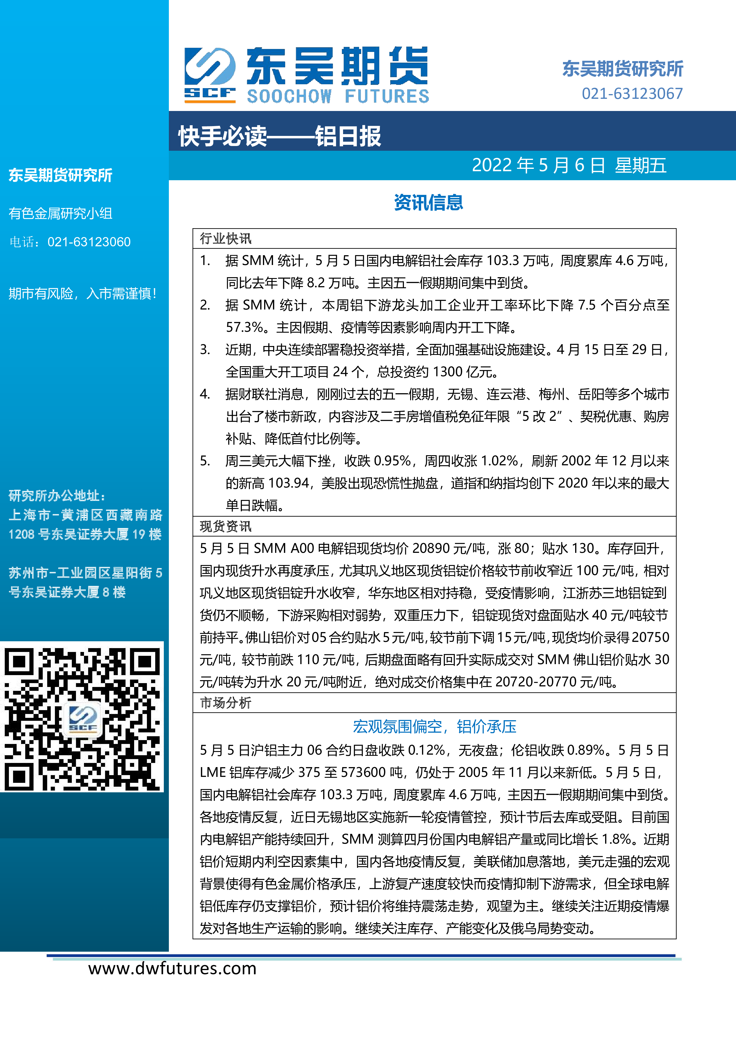 沪铝期货12月24日主力小幅下跌0.43% 收报19880.0元